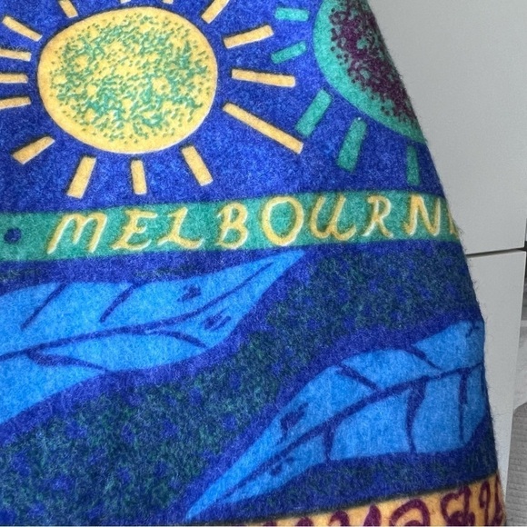 Vintage 1990s Samsousan Australia Cities Quarter Zip Pullover - Picture 5 of 13